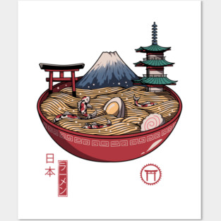 A Japanese Ramen Posters and Art