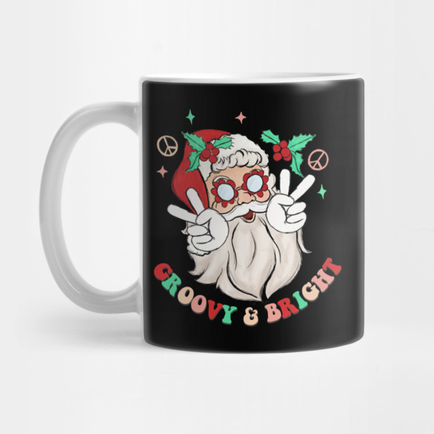 Groovy & Bright Hippie Santa Claus by The WYLD Tribe
