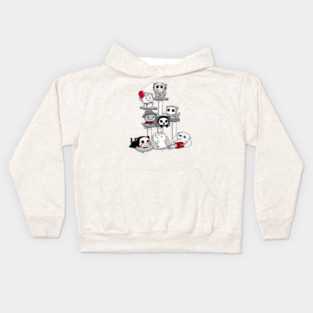 Halloween Cat Tree Kids Hoodie