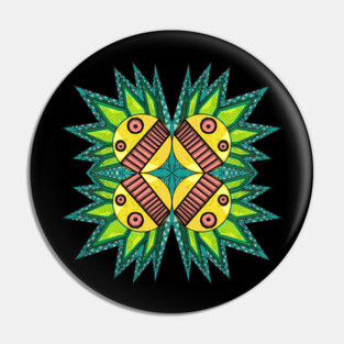 Ween Fractal Boog Pin