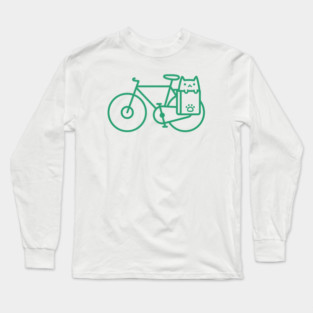 Bike Cat Long Sleeve T-Shirt