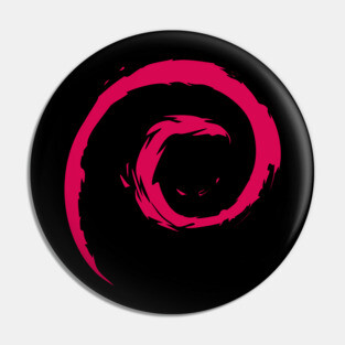 Debian Linux Logo Pin