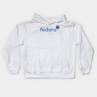 Fedora Linux OS Kids Hoodie