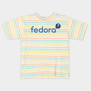 Fedora Linux OS Kids T-Shirt