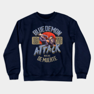 Blue Demon Attack Crewneck Sweatshirt