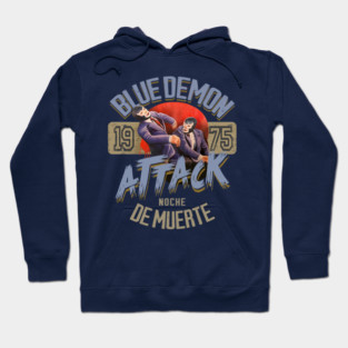 Blue Demon Attack Hoodie