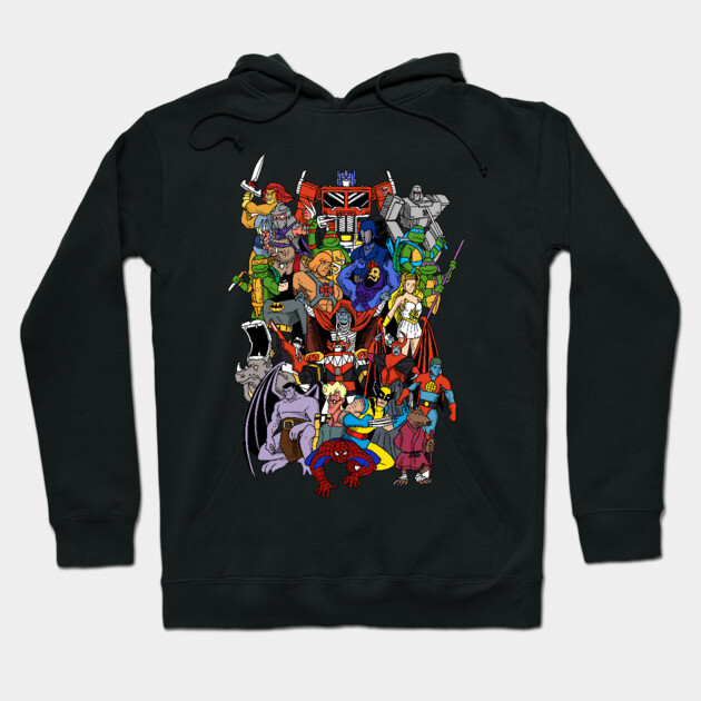 90s cartoon hero's Hoodie by sullyink
