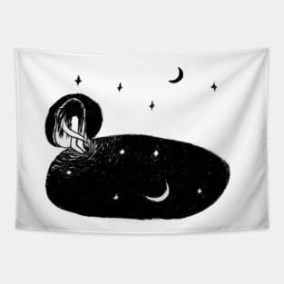 under the stars Tapestry