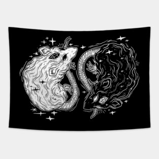 MYSTICAL RATS Tapestry