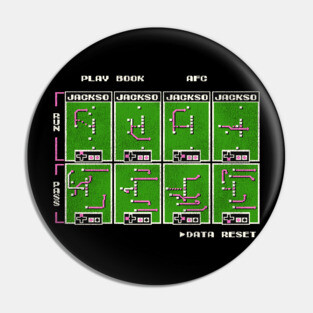 TECMO BO ))(( Retro Tecmo Football Plays Pin