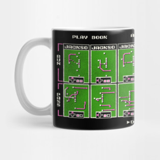 TECMO BO ))(( Retro Tecmo Football Plays Mug