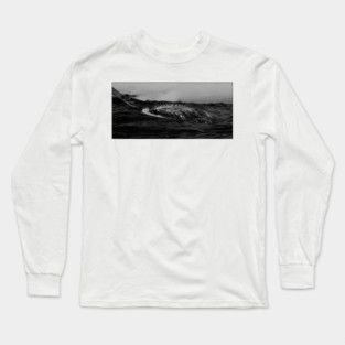 whale b&w Long Sleeve T-Shirt