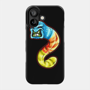 Trick Or Treat Colorful Scary Gummy Worm Tapeworm Halloween Phone Case