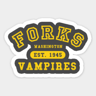 Forks Vampires Sticker