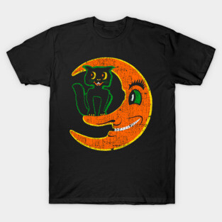 Vintage Halloween Moon T-Shirt