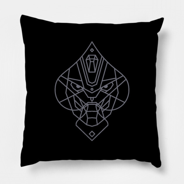 Cayde of Spades [Grey] Pillow by allisawr