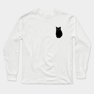 Black Cat Meme Long Sleeve T-Shirt