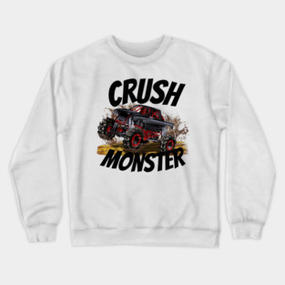 monster truck Crewneck Sweatshirt