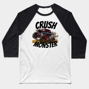 monster truck Baseball T-Shirt