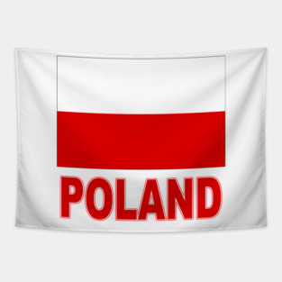 The Pride of Poland - Polish Flag Design Tapestry
