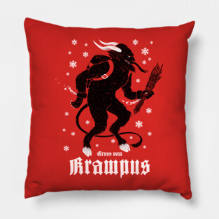 Krampus Pillow
