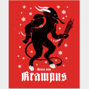 Krampus Posters and Art