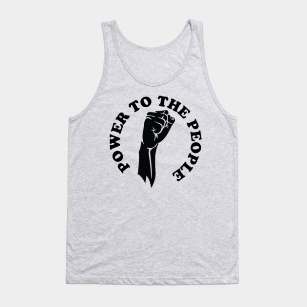 Power to the people, Black history Tank Top by UrbanLifeApparel