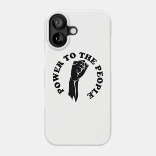 Power to the people, Black history Phone Case