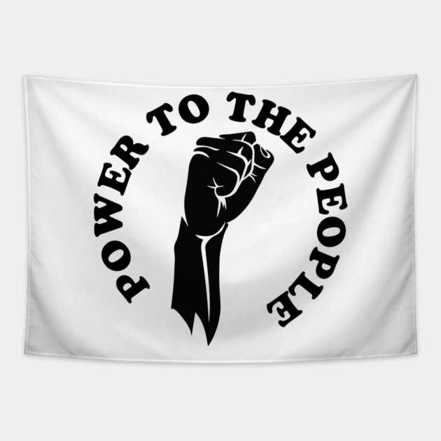 Power to the people, Black history Tapestry by UrbanLifeApparel