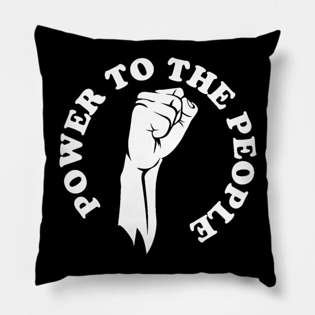 Power to the people, Black history, black lives matter Pillow by UrbanLifeApparel