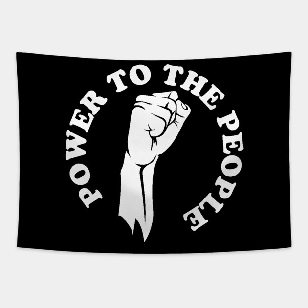 Power to the people, Black history, black lives matter Tapestry by UrbanLifeApparel
