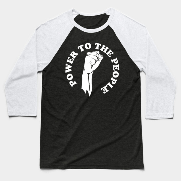 Power to the people, Black history, black lives matter Baseball T-Shirt by UrbanLifeApparel