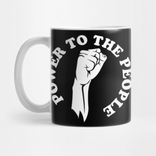Power to the people, Black history, black lives matter Mug
