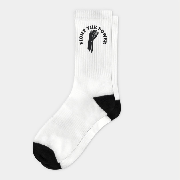 Fight the power, black history, Black Lives Matter Socks by UrbanLifeApparel