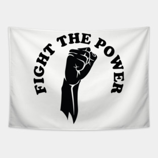 Fight the power, black history, Black Lives Matter Tapestry
