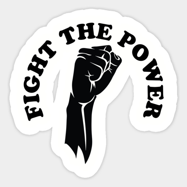 Fight the power, black history, Black Lives Matter Magnet by UrbanLifeApparel
