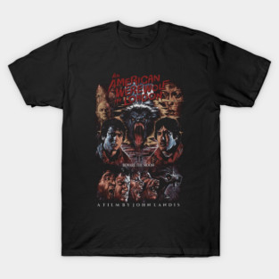 An American Werewolf in London, john landis, horror T-Shirt