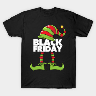 Black Friday Elf Squad Funny Shopping Shirt Women Men T-Shirt
