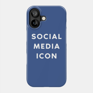 Social Media Icon Phone Case