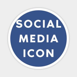 Social Media Icon Magnet