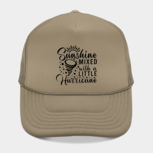 Sunshine mixed with a little hurricane Hat