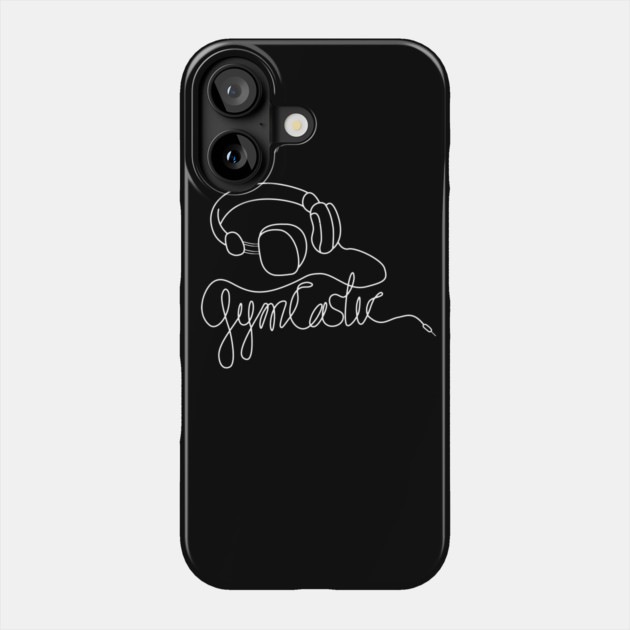 GymCastic Headphones (Dark) Phone Case by GymCastic