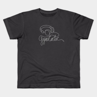 GymCastic Headphones (Dark) Kids T-Shirt