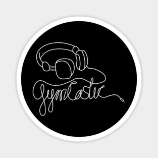 GymCastic Headphones (Dark) Magnet