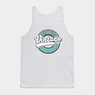 Fremantle australia vintage style logo Tank Top