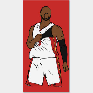 Dwyane Wade Celebration Posters and Art