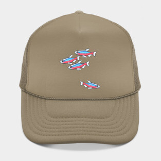 Cardinal Tetra Schooling tetra community fish design Hat