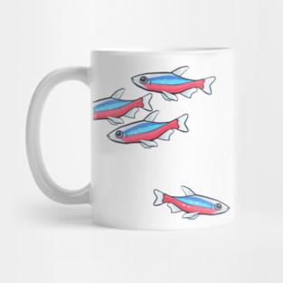 Cardinal Tetra Schooling tetra community fish design Mug