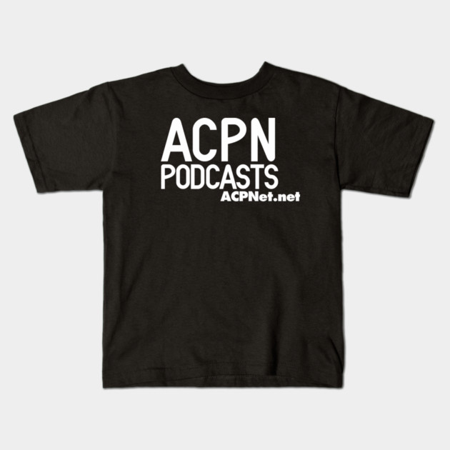 ACPN - 1980s Video Game Logo Variant Kids T-Shirt by Art Comedy Pop-Culture Network!