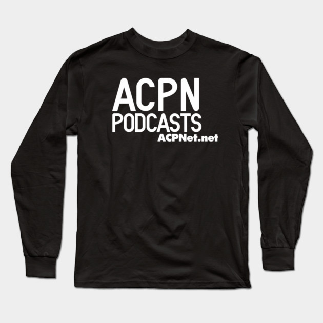 ACPN - 1980s Video Game Logo Variant Long Sleeve T-Shirt by Art Comedy Pop-Culture Network!